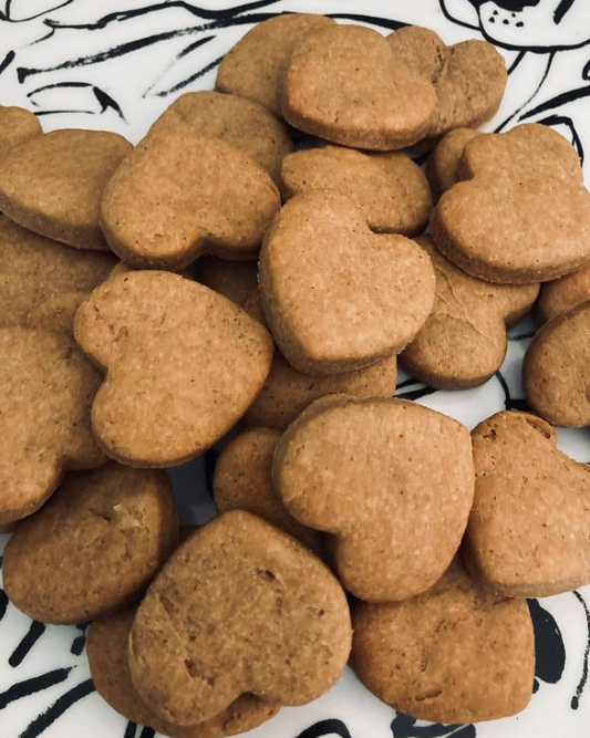 Heart Peanut Butter Dog Treats